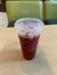 Starbucks iced cranberry drink